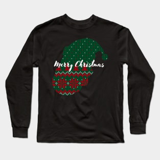 Merry Christmas from the Knitted Gnome Long Sleeve T-Shirt